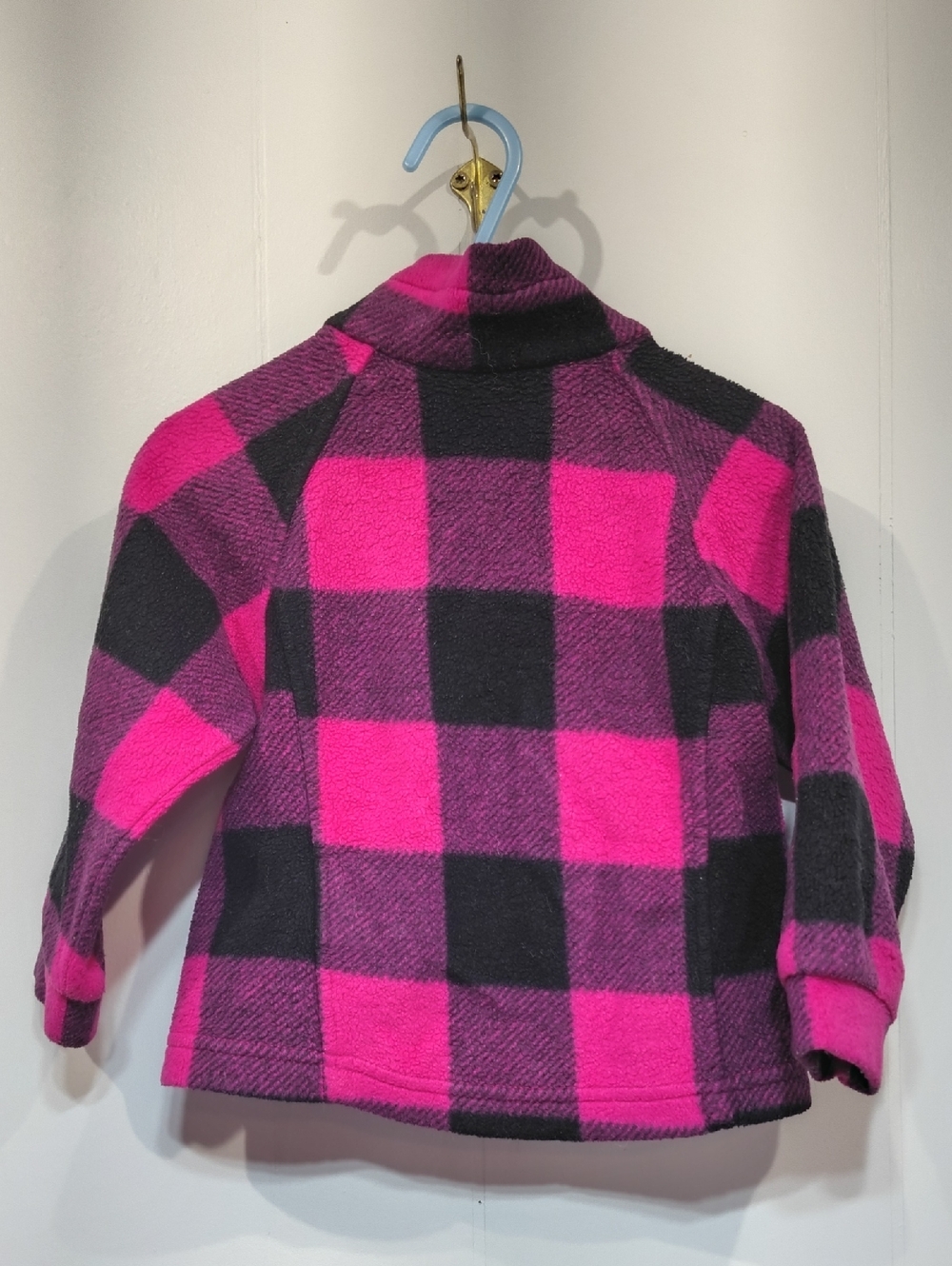 Columbia Toddler Girls Benton Springs Printed Fleece Jacket 2T Pink Buffalo - Picture 6 of 7